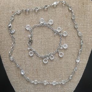 •Swarovski• genuine crystal necklace & bracelet